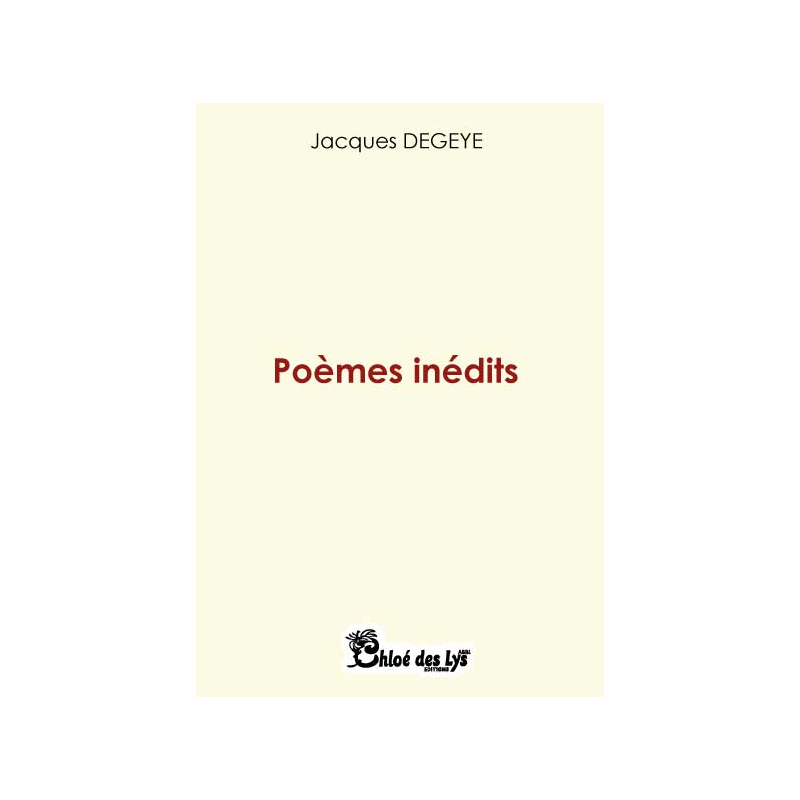 Poèmes inédits