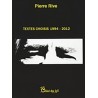 Textes choisis 1994 - 2012